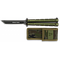 Couteau Papillon Tactique vert RUI/K25
