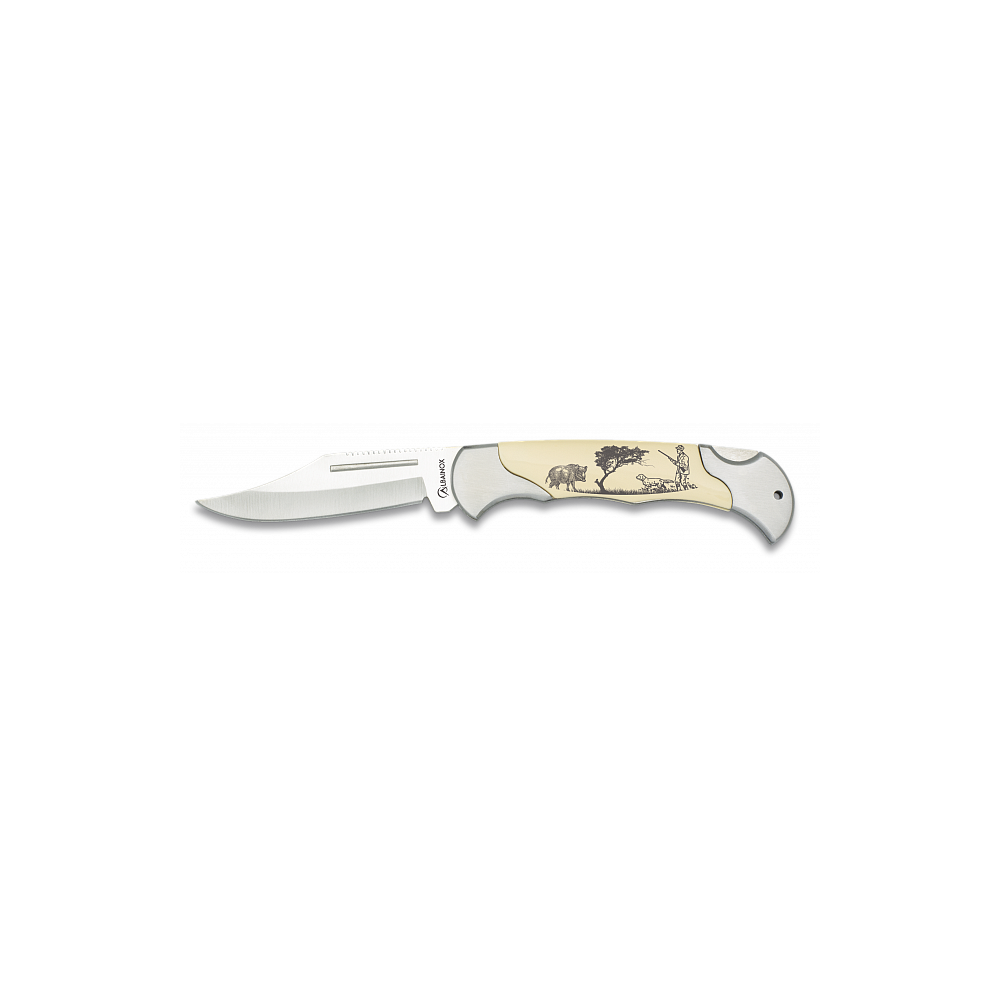 Couteau pliant ALBAINOX. Chasse. 8 cm
