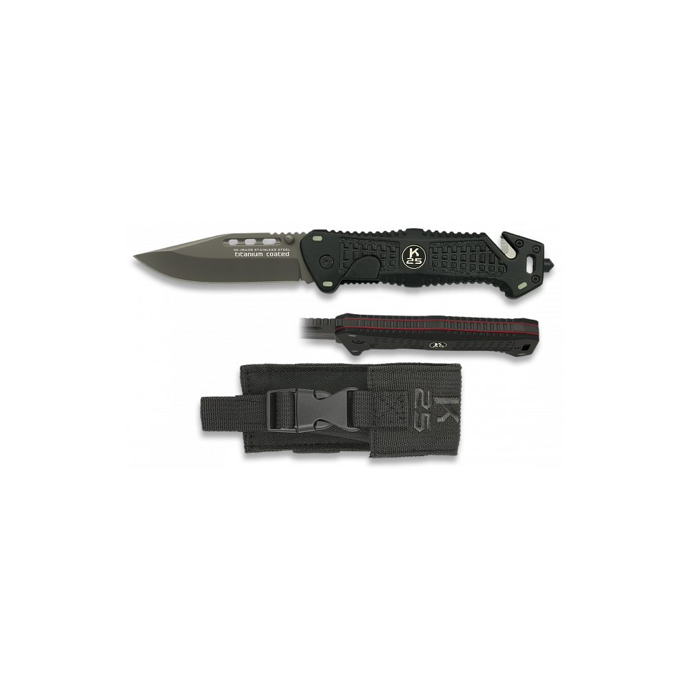 Couteau pliant avec signalisation nocturne K25