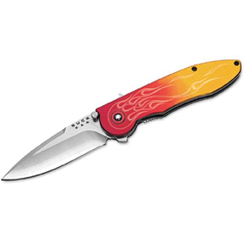 Couteau Pliant - Sirus - 11.5cm - bleu/bordeaux - Buck