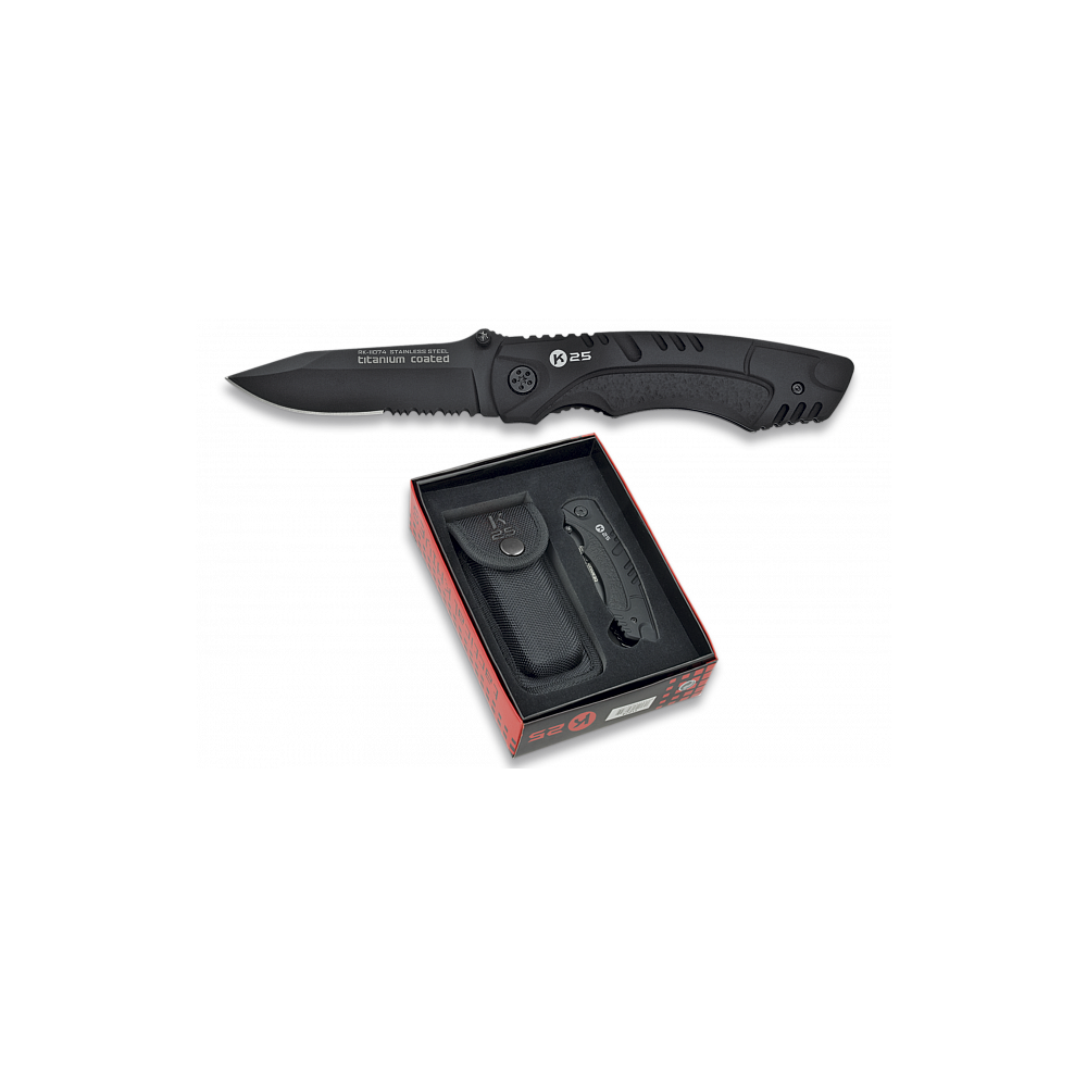 Couteau Tactique K25 - Avec Housse - 8cm