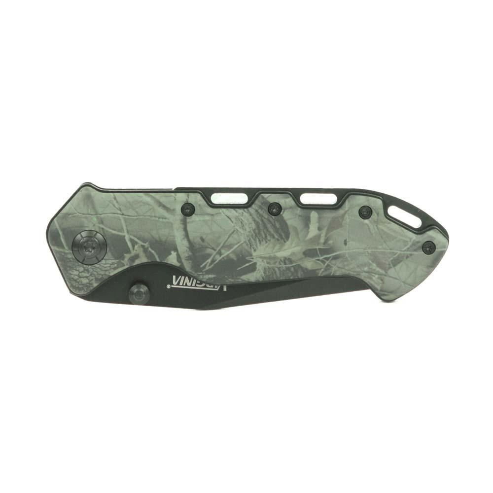 Couteau Virginia Lame Teflon 8cm - manche camoufalge