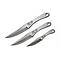 Couteaux de lancer inox - 3 pièces