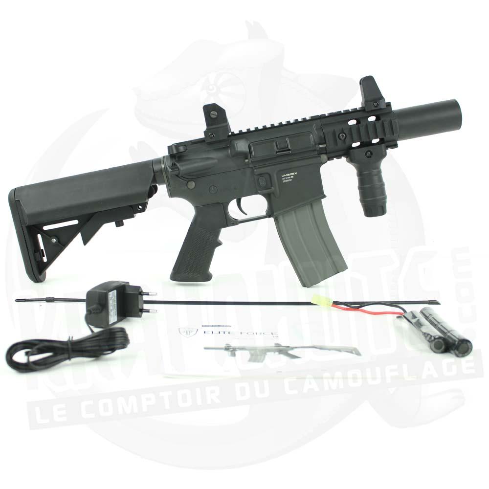 EF18 Mini Patriot CQB AEG Pack Complet 1J - Elite Force (Noir)