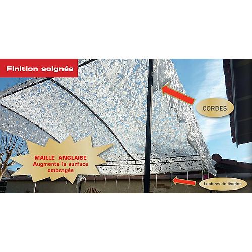 Filet de camouflage blanc KAMALA renforcé