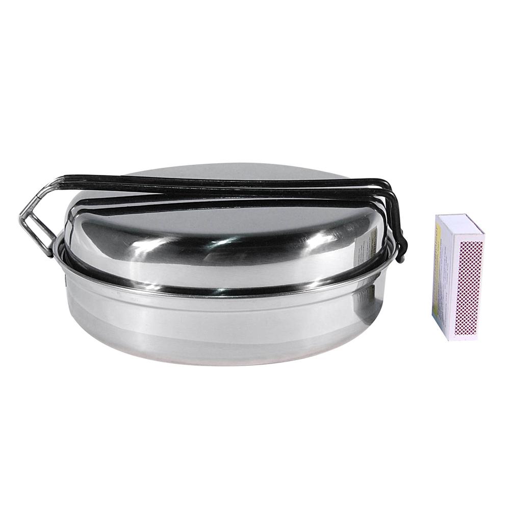 Gamelles inox 1 personne - Miltec