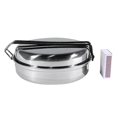 Gamelles inox 1 personne - Miltec
