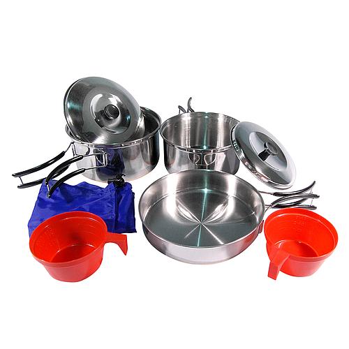 Gamelles inox 2 personnes - Miltec