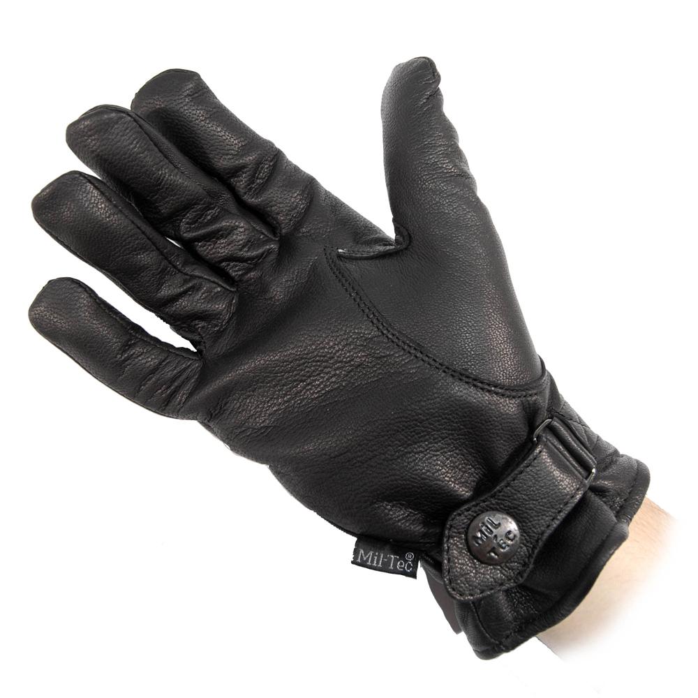 Gants cuir doublés