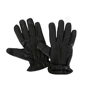 Gants de palpation en cuir - Noir - City Guard