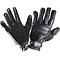 Gants d'intervention cuir Swat avec renforts  - Noir