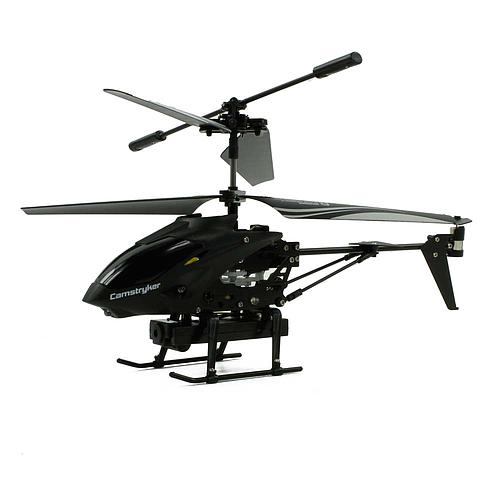 Hélicoptère Camstryker Noir avec caméra intégrée + Carte mémoire 2GO