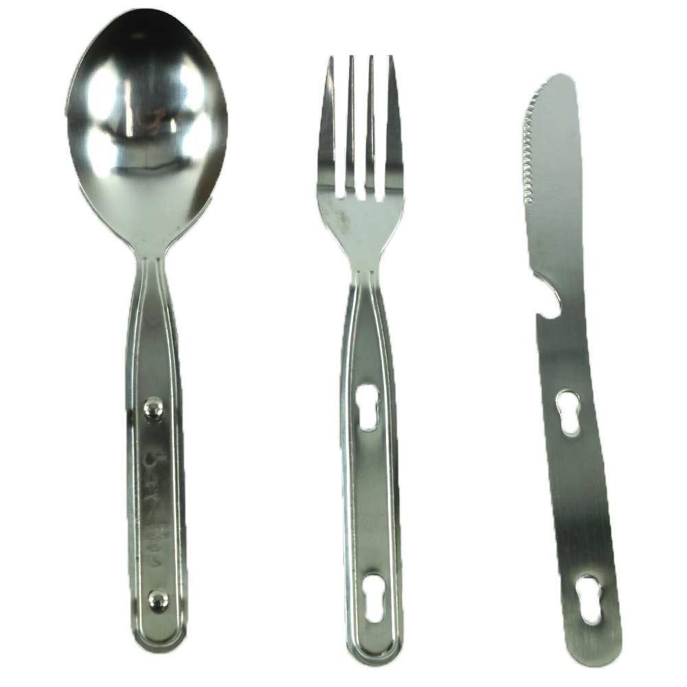 Kit Couverts Acier Army 3 en 1 - Miltec