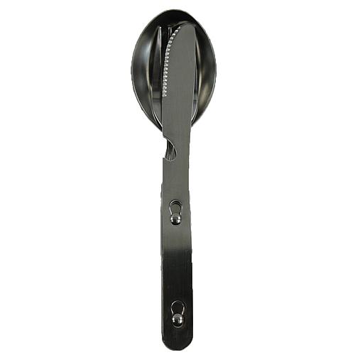 Kit Couverts Acier Army 3 en 1 - Miltec