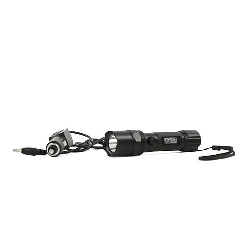 Lampe livrée avec batterie rechargeable + chargeur voiture + cable US