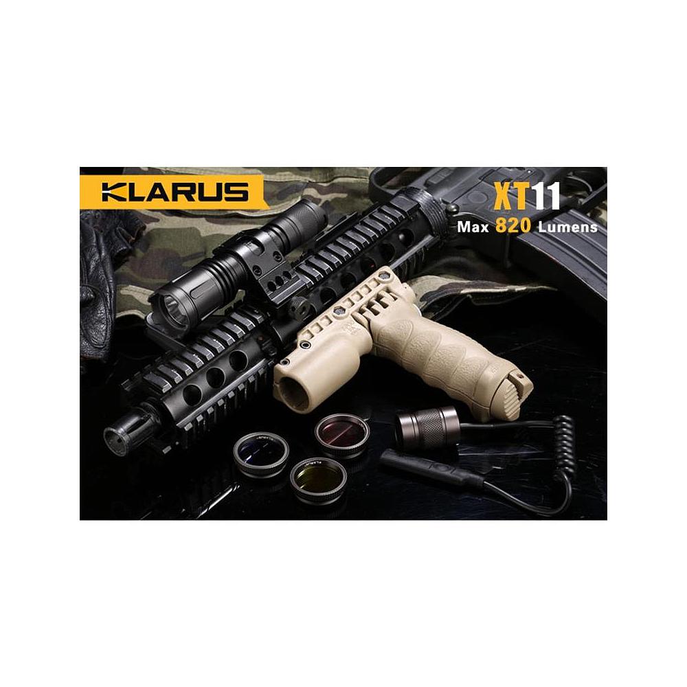 Lampe tactique XT11 + Etui - 820 Lumens - Klarus