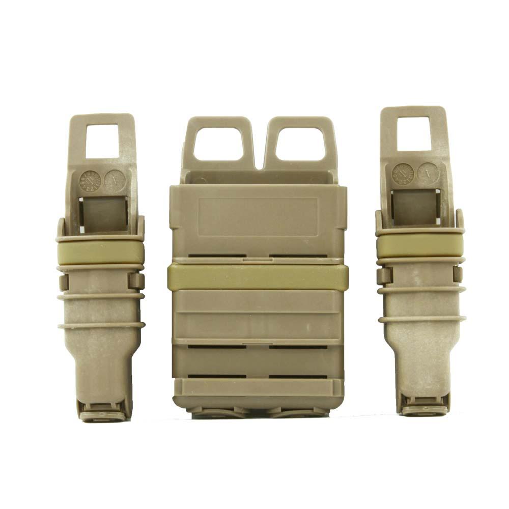 Lot de porte chargeur en polymère pour attaches MOLLE