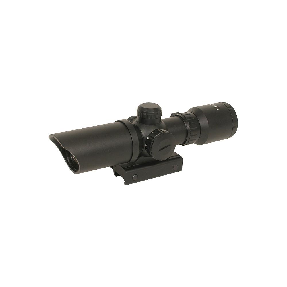 Lunette Compact 1.5-5 X 32 Réticule Vert & Rouge (5 niveaux d'intensité)