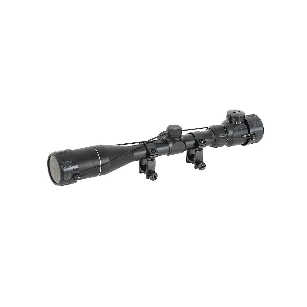 Lunette de visée 3-9x40E avec anneaux de montage - ACM