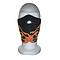 Masque Néoprène Demi Flamme Noir/Orange