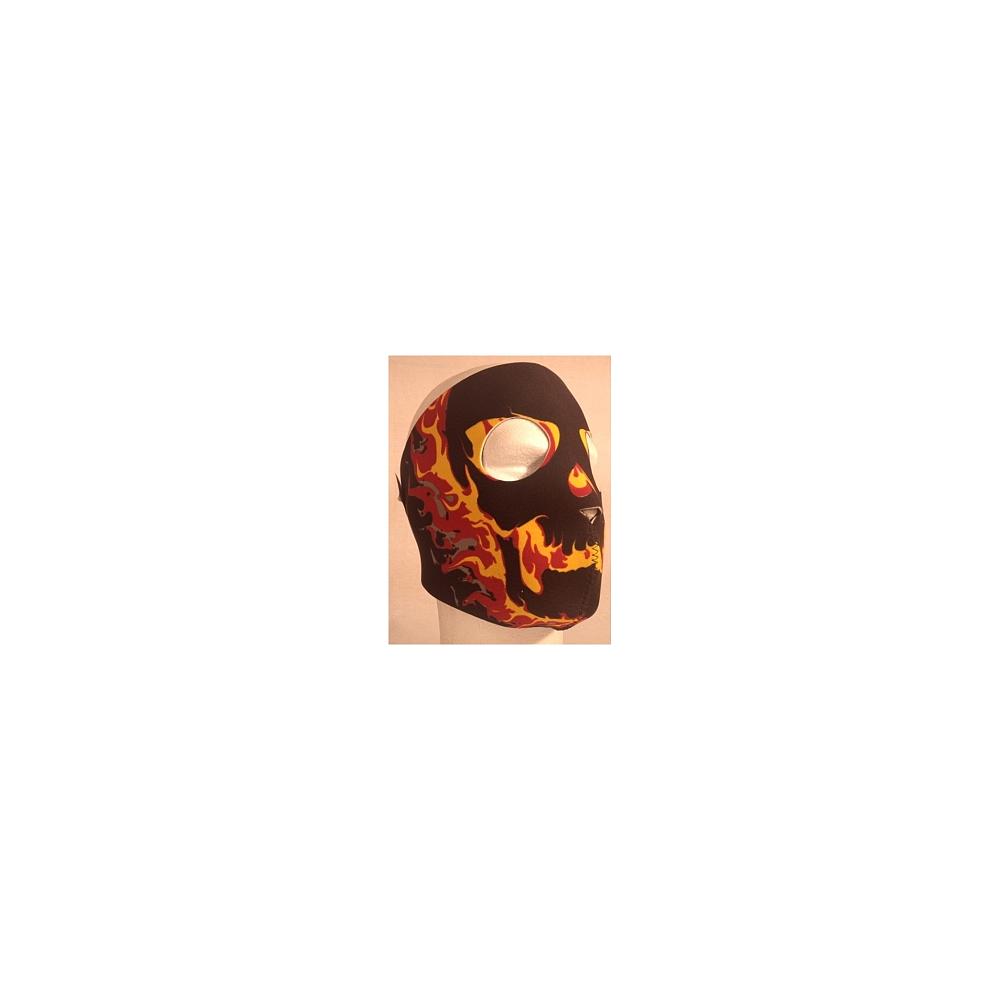 Masque Néoprène Intégral Fire Skull - Dmoniac