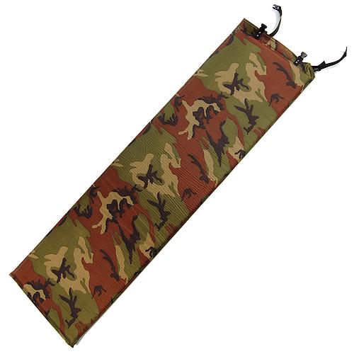 Matelas militaire autogonflant - Camouflage woodland - Miltec
