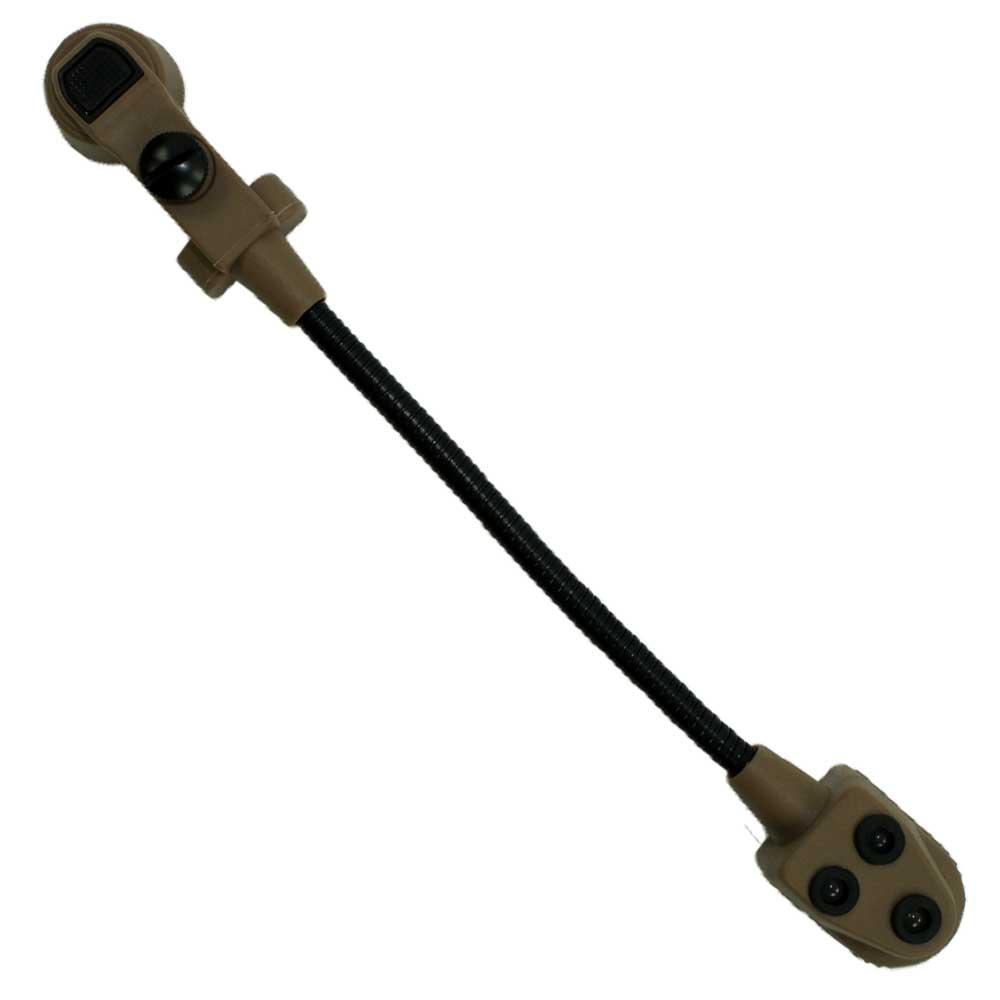 Micro tactique avec LEDs pour BOWMAN EVO III Tan