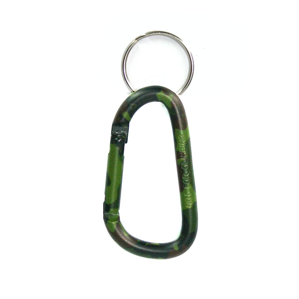 Mousqueton Karabiner aluminium 60 mm - Camouflage woodland - Miltec