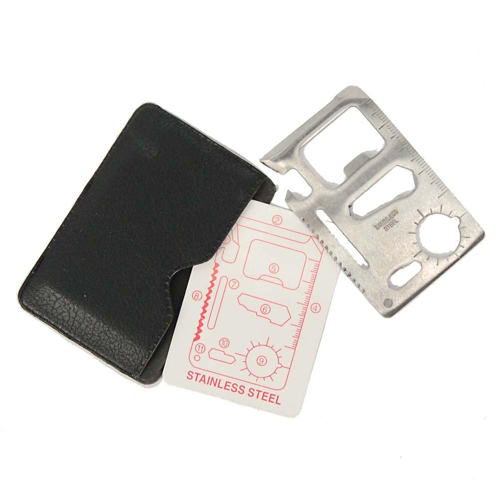 Outil de survie format carte de crédit 