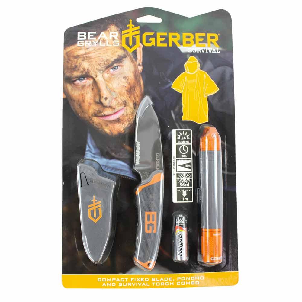Pack Bear Grylls Ultimate Couteau - Lampe Torche - Poncho