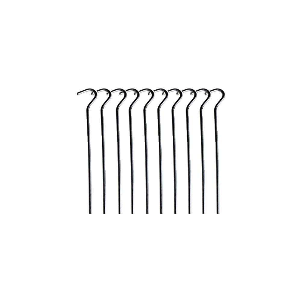 Pack de 6 Piquets - Acier - 180 mm