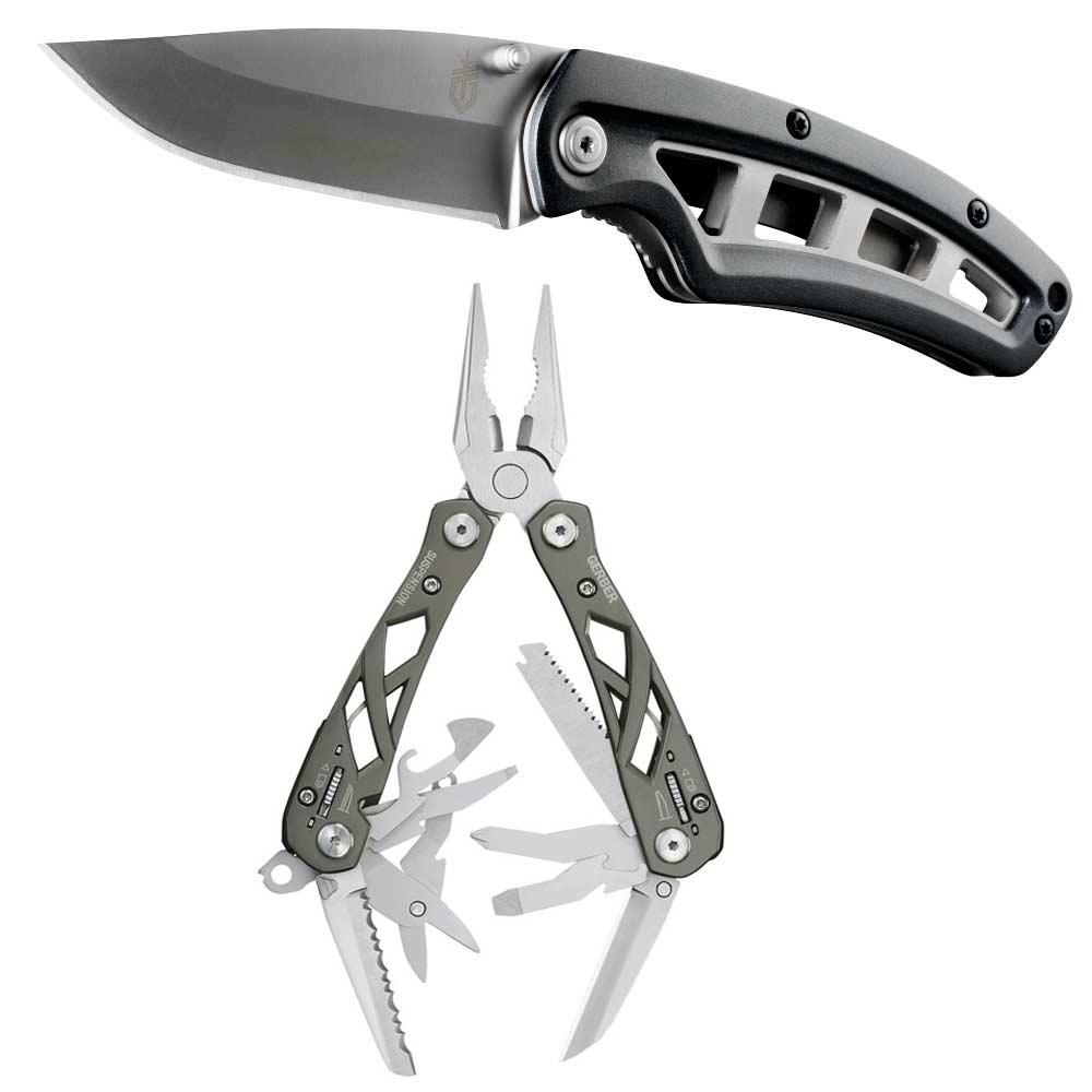 Pack Gerber Pince Suspension Multi-Plier et Couteau Cohort - Offre Spéciale