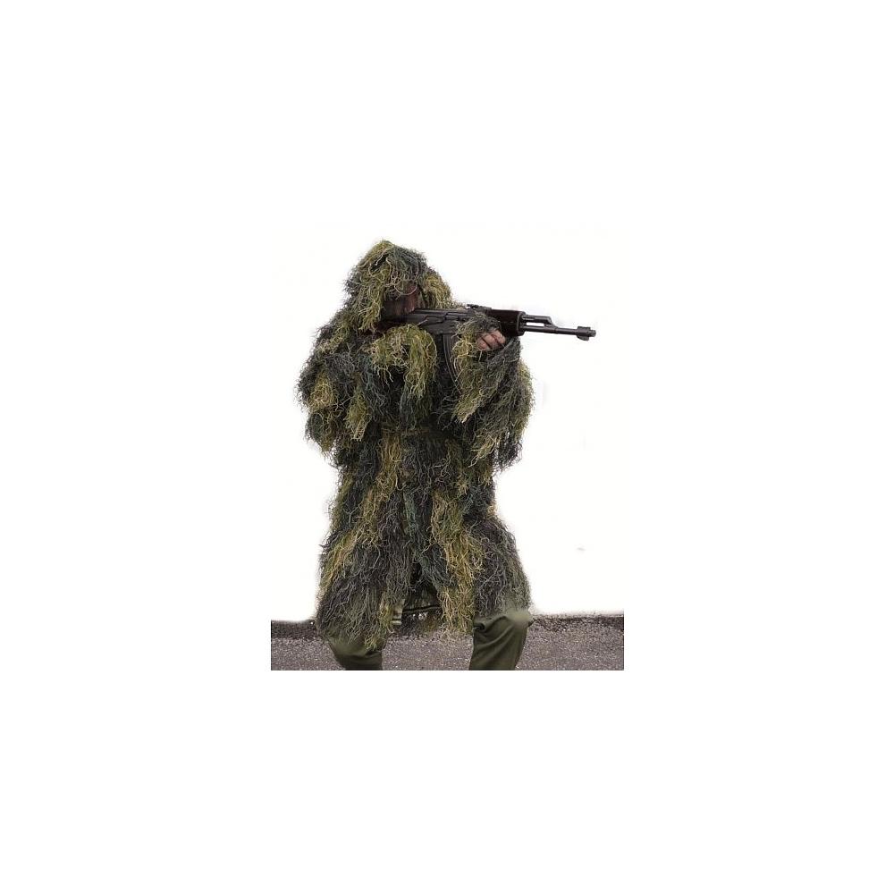 Parka Ghillie Anti-feu Woodland