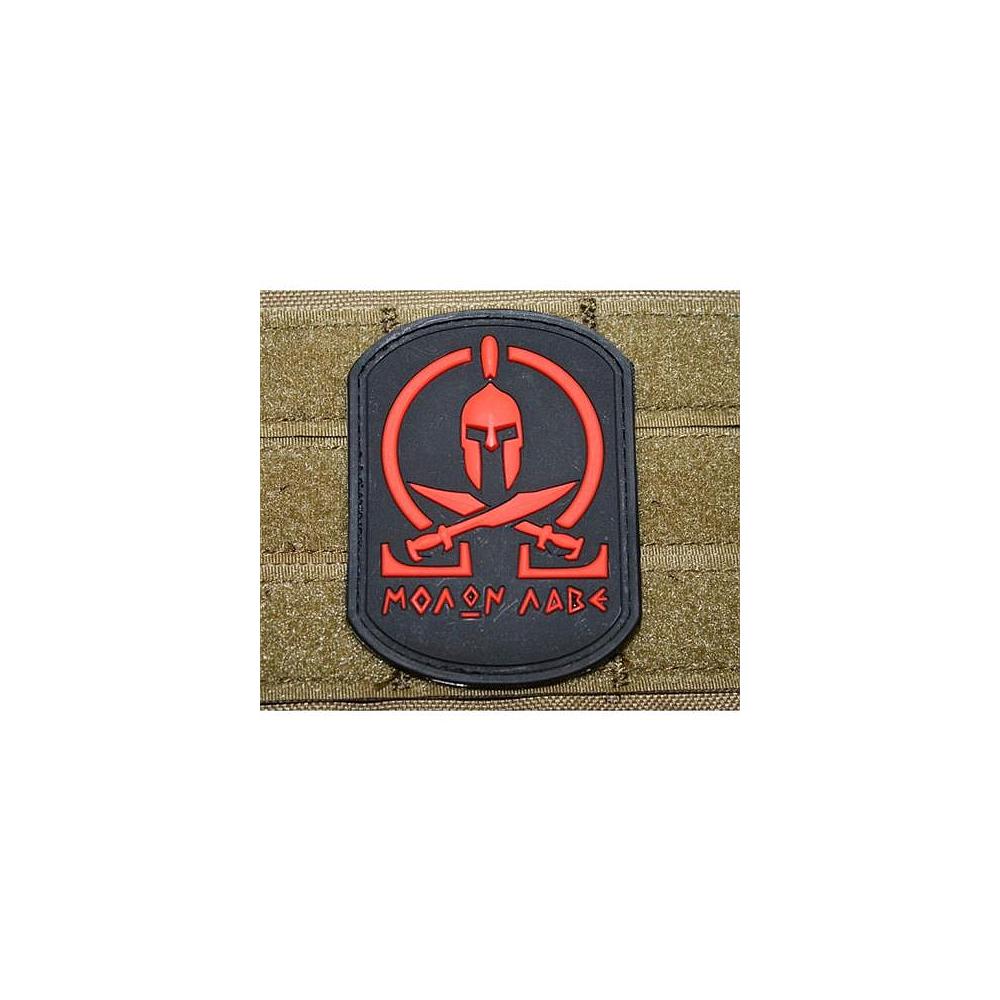 Patch 3D Airsoft face Molon Labe