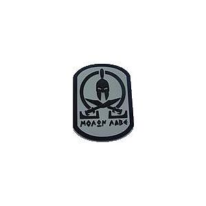 Patch 3D Airsoft face Molon Labe
