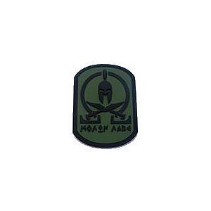 Patch 3D Airsoft face Molon Labe