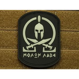 Patch 3D Airsoft face Molon Labe