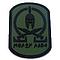 Patch 3D Airsoft face Molon Labe