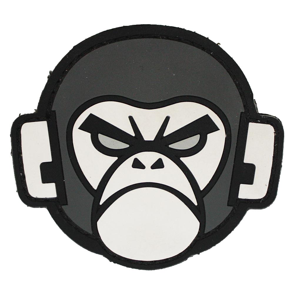 Patch 3D Airsoft Monkey Head PVC
