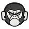 Patch 3D Airsoft Monkey Head PVC