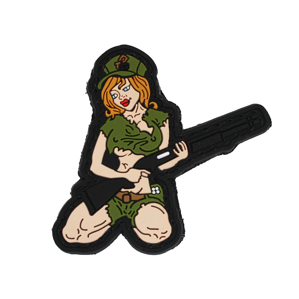 Patch Airsoft 3D Shotgun girl