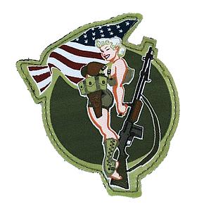 Patch Airsoft BAR Girl 