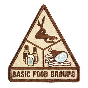 Patch Airsoft Basic Food Groups