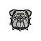 Patch Airsoft Bulldog Head - Petit Model