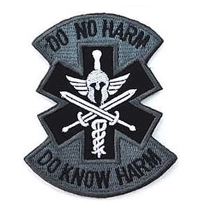 Patch Airsoft Do No Harm Spartan
