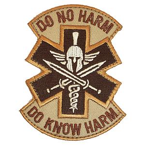 Patch Airsoft Do No Harm Spartan