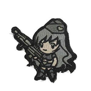 Patch Airsoft Gun Girl 