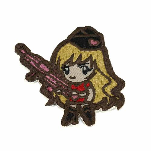 Patch Airsoft Gun Girl 
