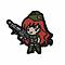 Patch Airsoft Gun Girl 