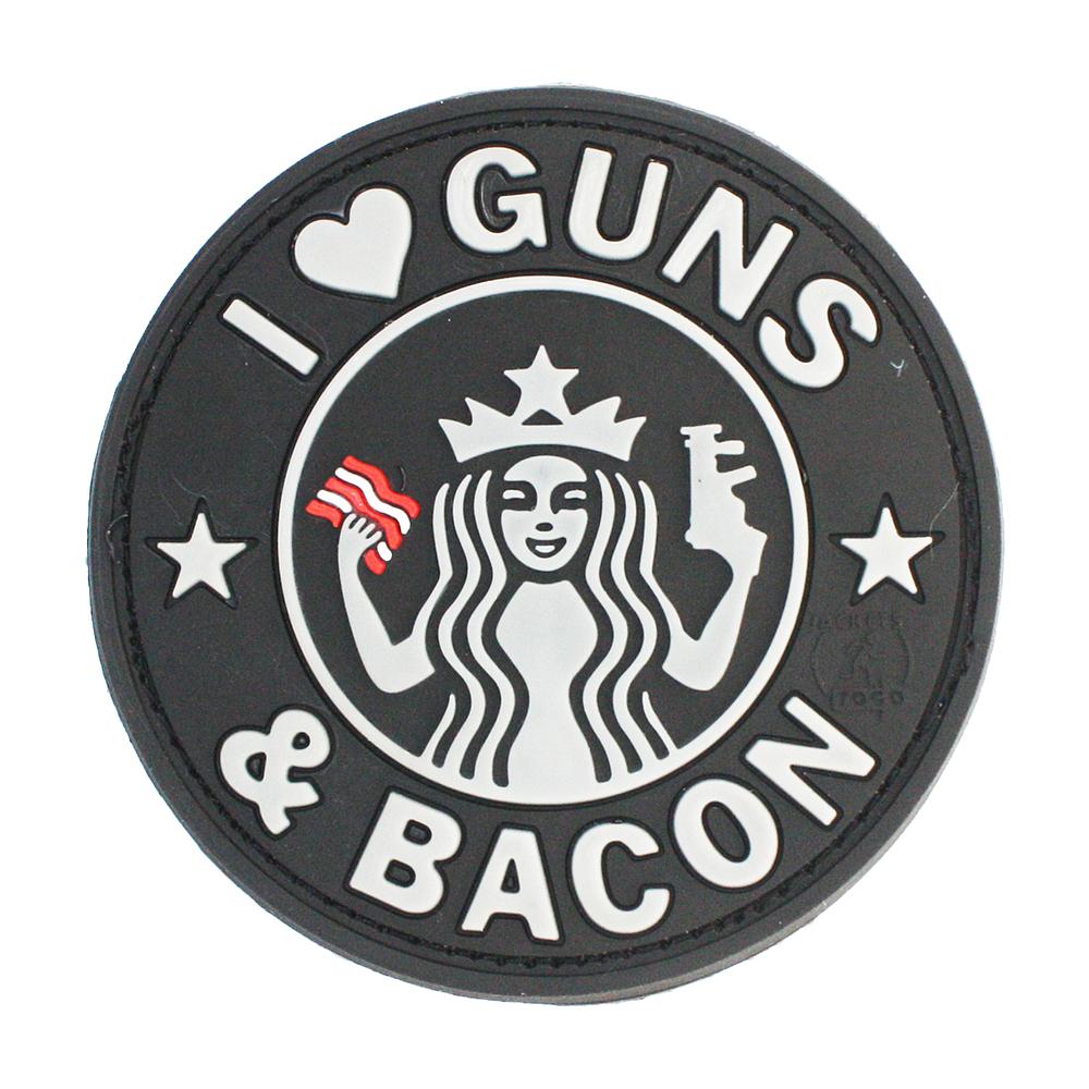 Patch airsoft Guns & Bacon D.60mm